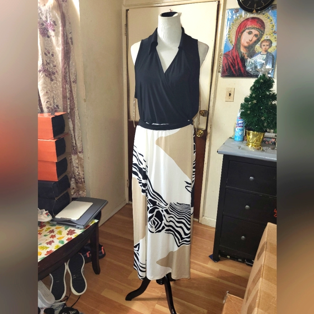 SAM & JESS. MAXI DRESS. NWOT,  SIZE: 2XL